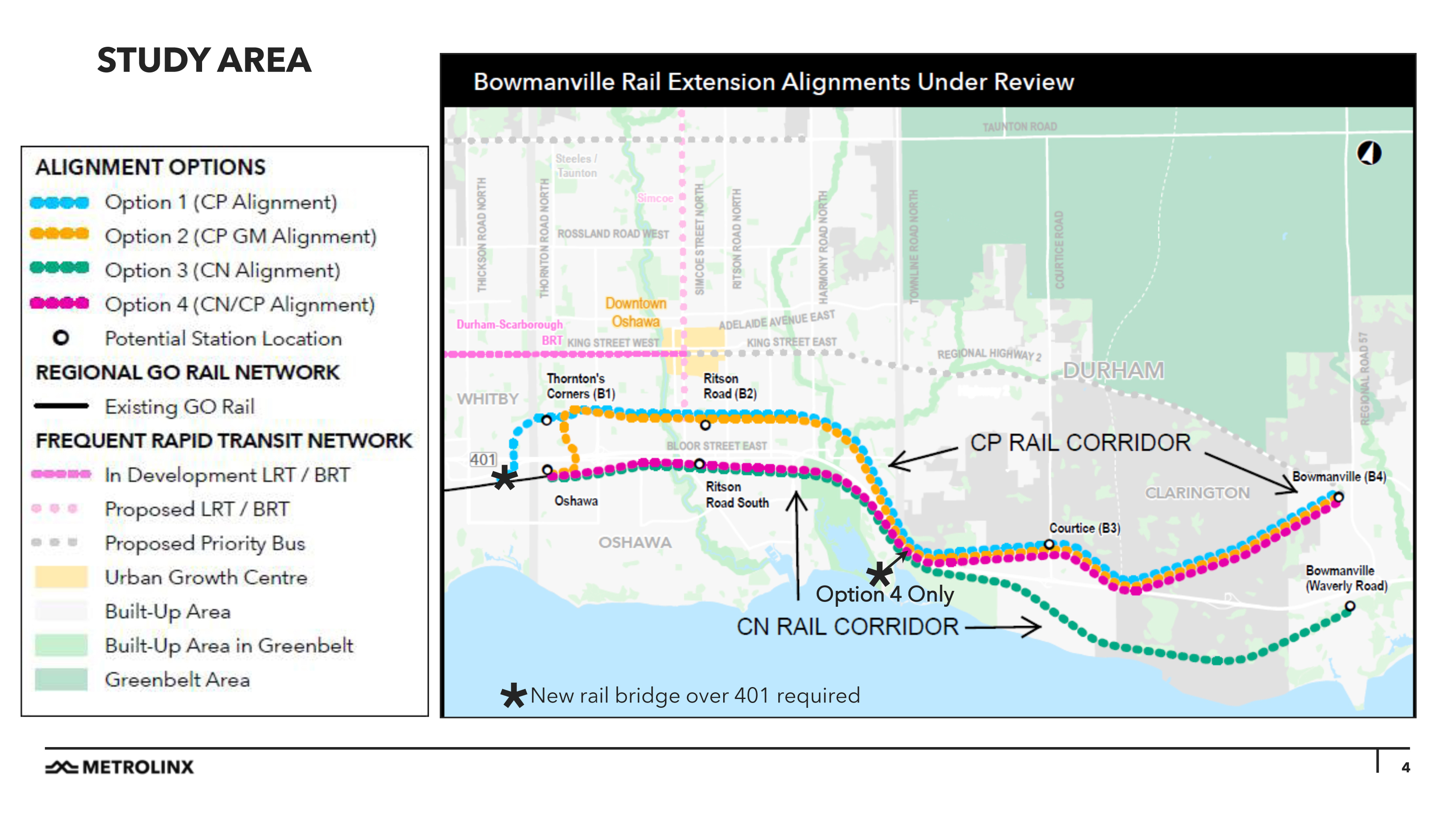 Metrolinx Outlines Four Options For Bowmanville Go Train Extension