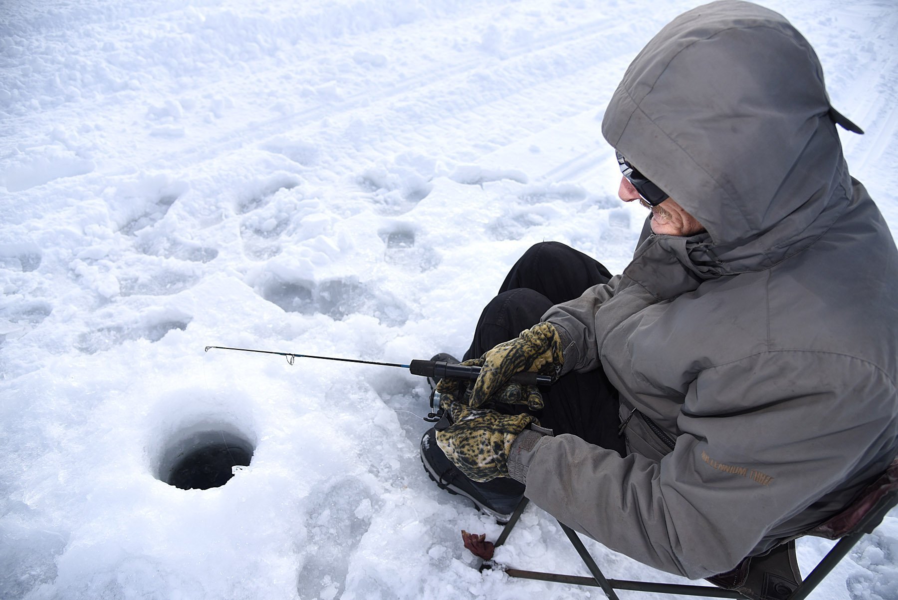 Ice Fishing on Lake Simcoe